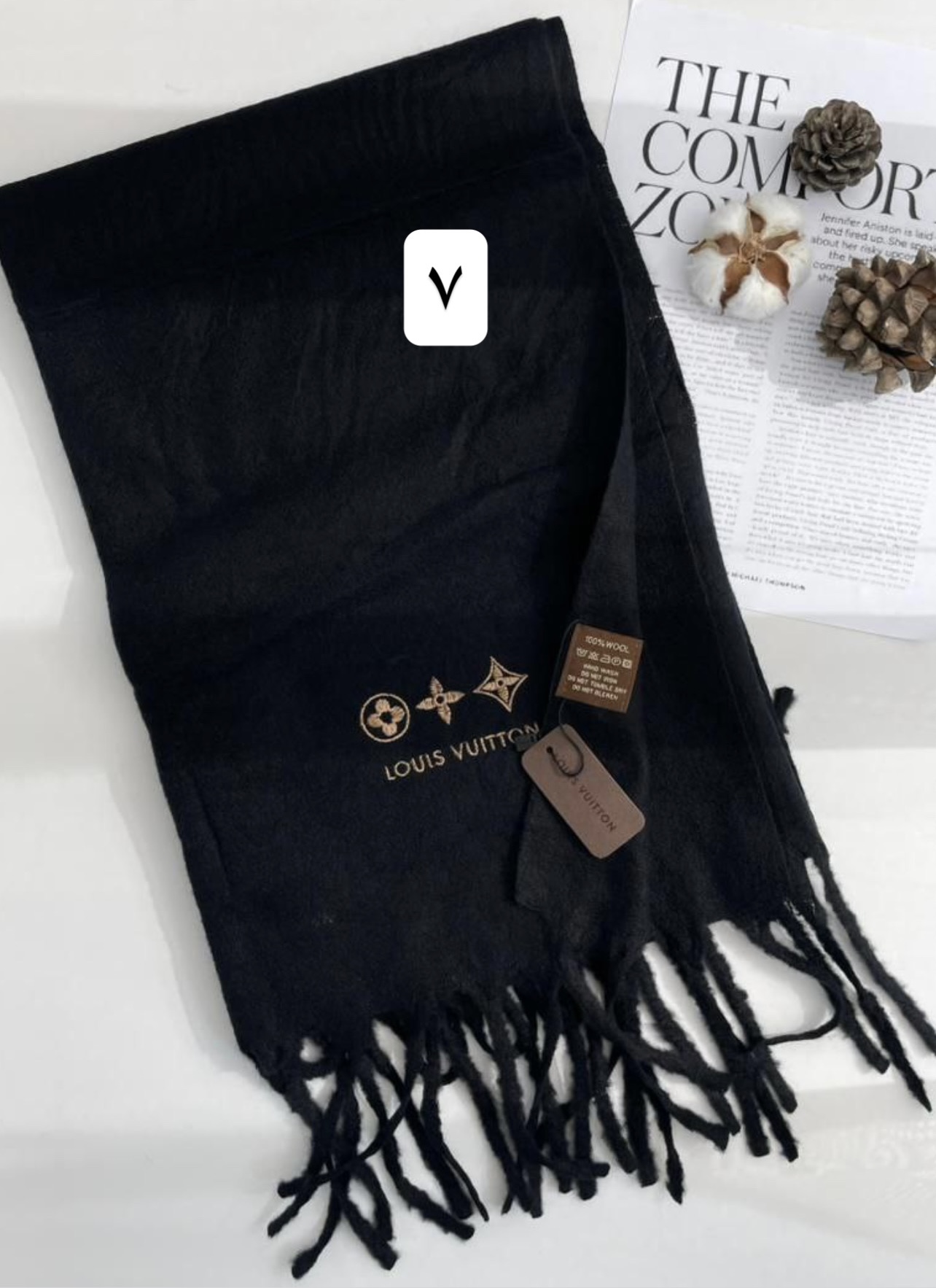 شال موهر مشکی